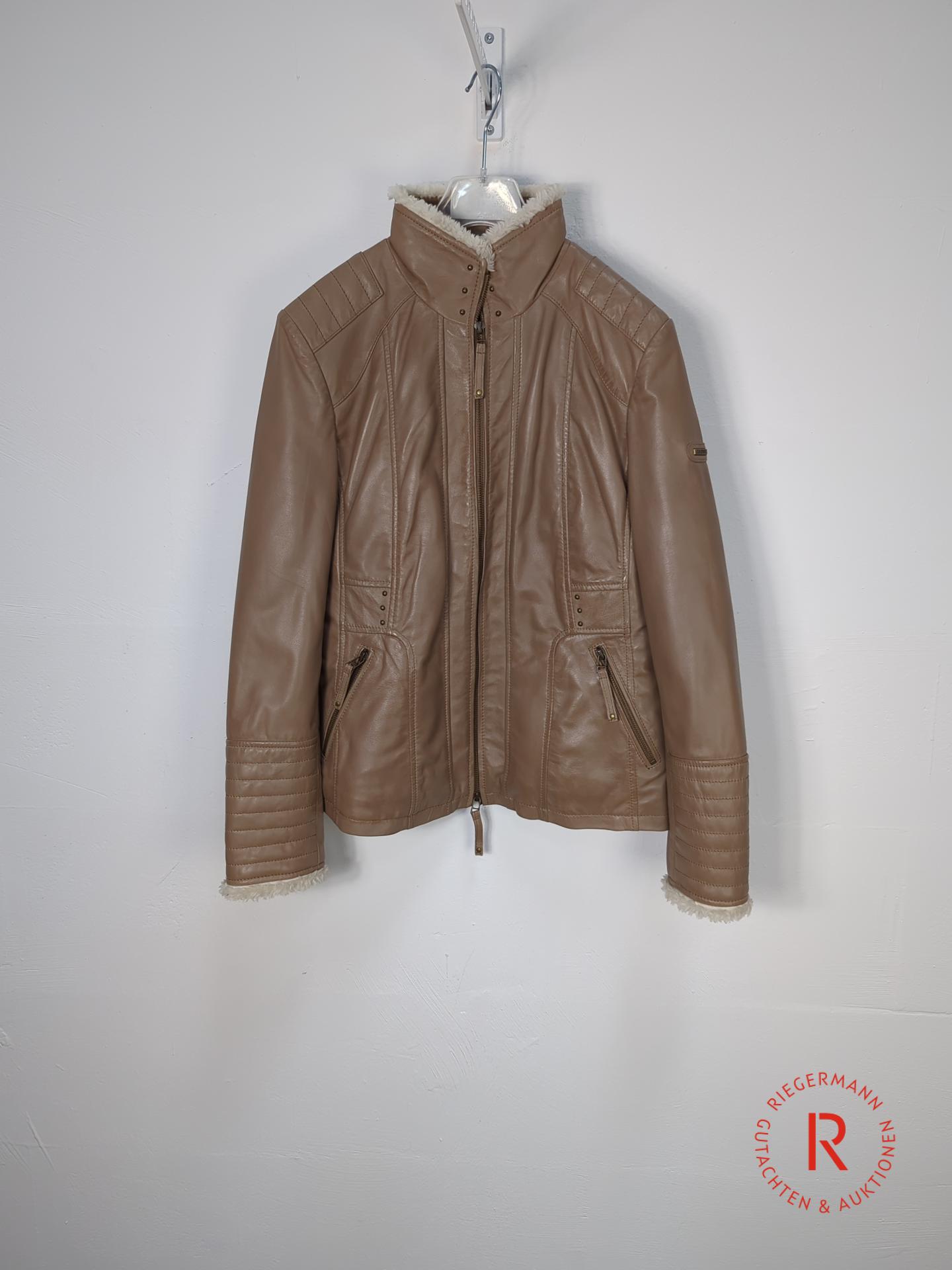DAMEN LEDERJACKE GRÖSSE 38